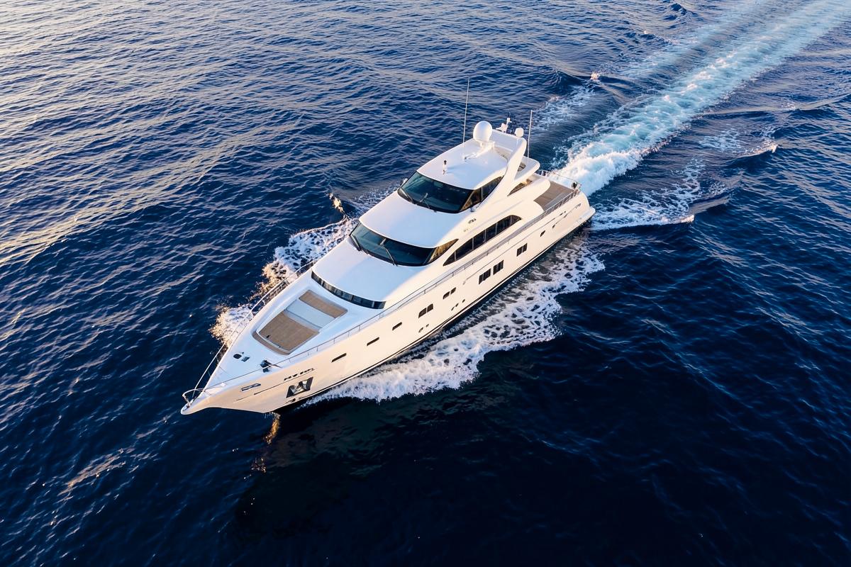 Azura I, a 42 m charter yacht